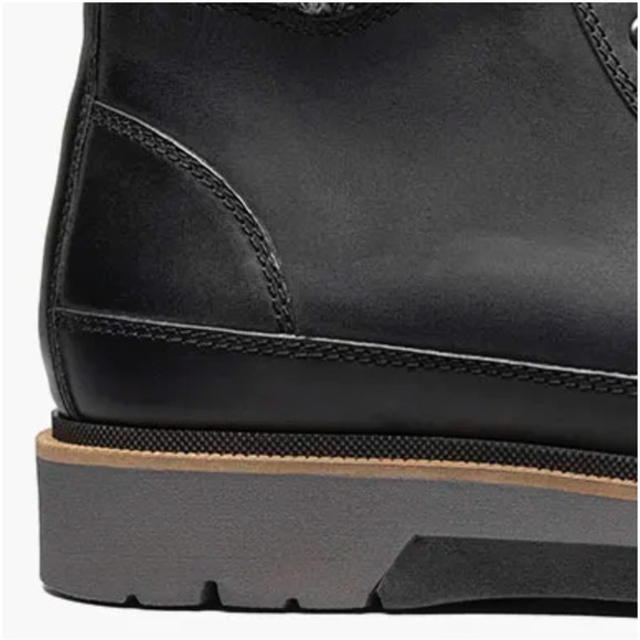 STACY ADAMS NEW Mens Leather Moc Toe Lace Up Ankle Boot - Picture 9 of 13